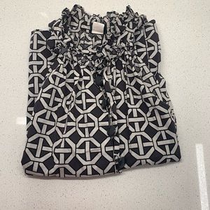 SOLD J.Crew Ruffle Collar Blouse